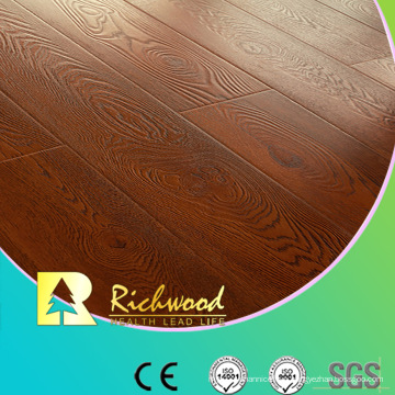 Commercial 12.3 HDF Embossed Elm U-Grooved Waterproof Laminate Floor